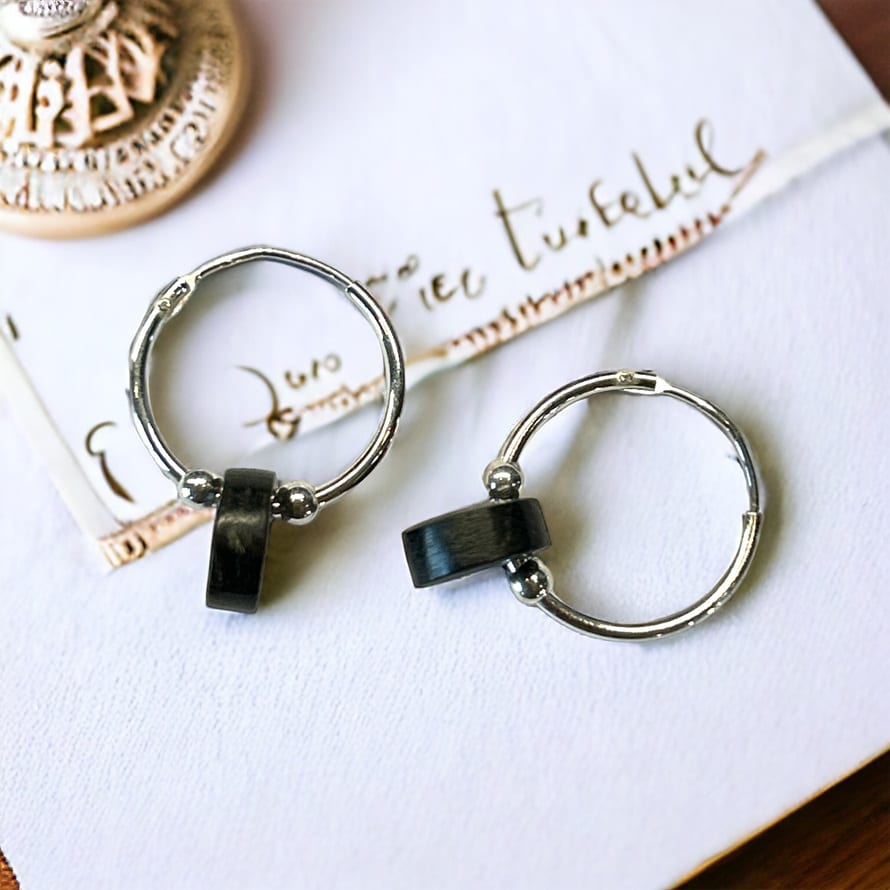 Boucles D'oreilles Créoles En Argent 925 - Dormeuses, Neuf Sans Emballage