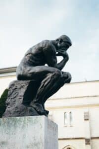 Art et artisanat : le penseur de Rodin