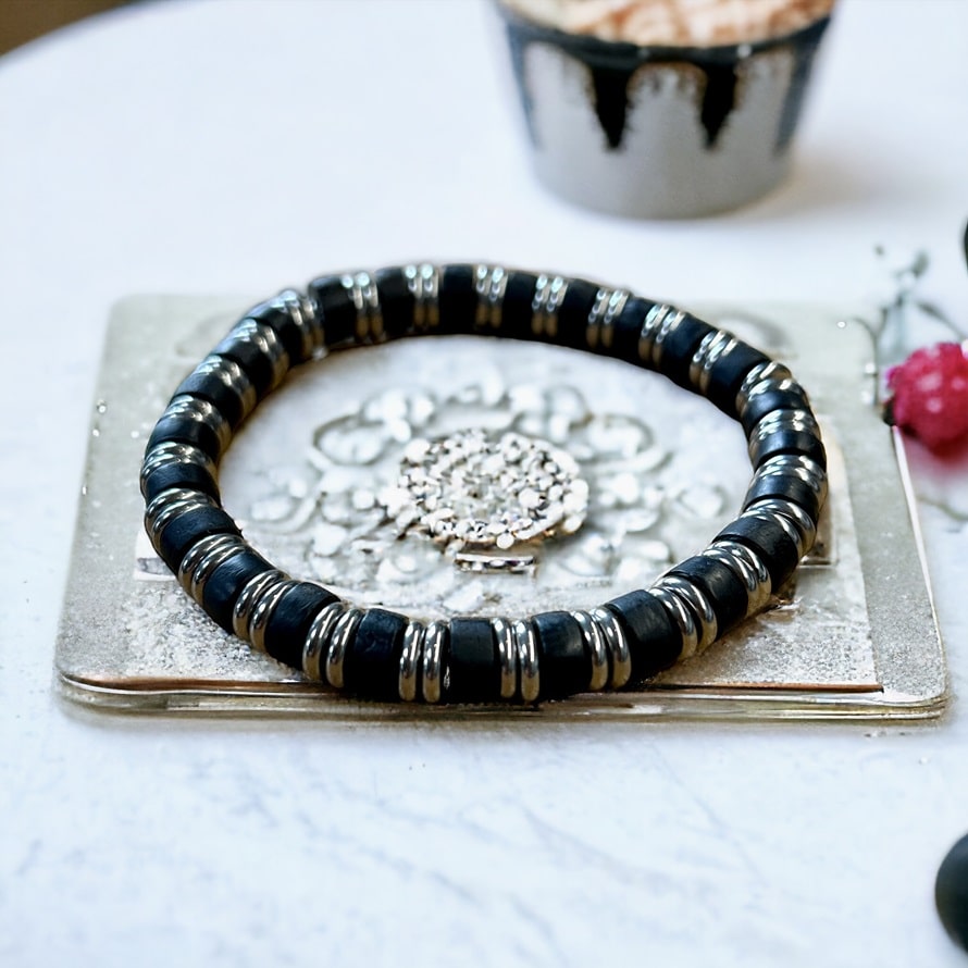 Bracelet Femme LORIA Acier Inoxidable - Argenté, Authentique, Neuf Avec Sa Boîte